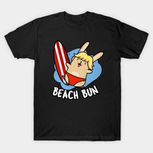 Beach Bun Funny Bunny Puns T-Shirt